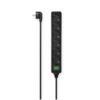 Hama Stekkerdoos, 6-voudig, schakelaar, 1,4 m Kabel Zwart Hama Stekkerdoos, 6-voudig, schakelaar, 1,4 m Kabel Zwart