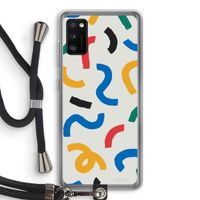Illustratieve pop 2: Samsung Galaxy A41 Transparant Hoesje met koord Illustratieve pop 2: Samsung Galaxy A41 Transparant Hoesje met koord