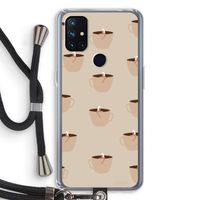 Morning coffee: OnePlus Nord N10 5G Transparant Hoesje met koord