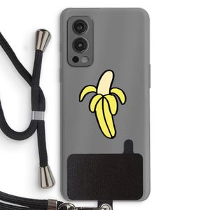 Banana: OnePlus Nord 2 5G Transparant Hoesje met koord