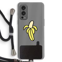 Banana: OnePlus Nord 2 5G Transparant Hoesje met koord
