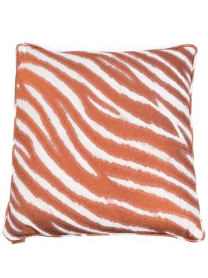 Missoni Home coussin à plumes et duvet à imprimé animalier - Marron