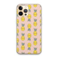 Ananas: iPhone 13 Pro Max Transparant Hoesje