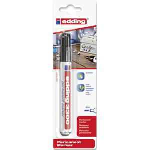 Edding 3300 4-3300001 Permanent marker Zwart Watervast: Ja