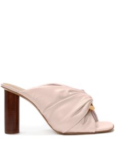 JW Anderson mules Corner à fronces - Rose