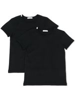 Dolce & Gabbana Kids t-shirt à patch logo - Noir