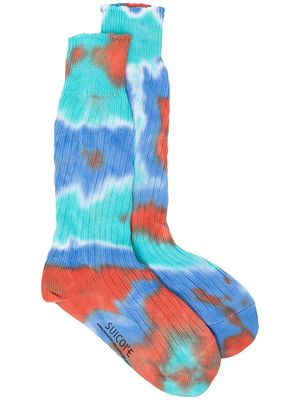 Suicoke chaussettes à motif tie dye - Multicolore