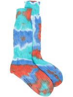 Suicoke chaussettes à motif tie dye - Multicolore - thumbnail