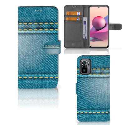 Xiaomi Redmi Note 10S | 10 4G | Poco M5s | Wallet Case | met Pasjes | Jeans