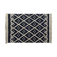 Tapijt DKD Home Decor Beige Marineblauw 120 x 180 x 0,7 cm