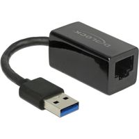 Adapter SuperSpeed USB (USB 3.1 Gen 1) met USB Type-A male > Gigabit LAN 10/100/1000 Mbps compact Adapter - thumbnail