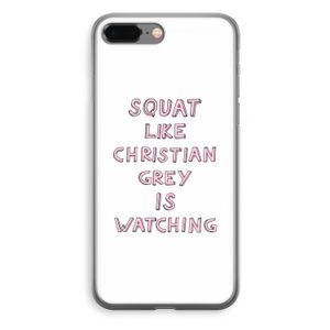 Christian Grey: iPhone 8 Plus Transparant Hoesje