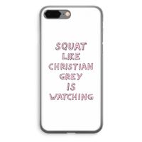 Christian Grey: iPhone 8 Plus Transparant Hoesje