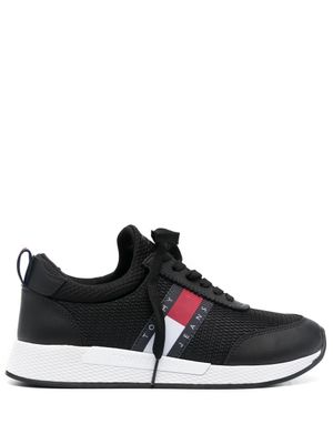 Tommy Jeans baskets Flexi en cuir - Noir