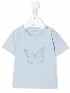 Knot t-shirt Butterfly à imprimé graphique - Bleu