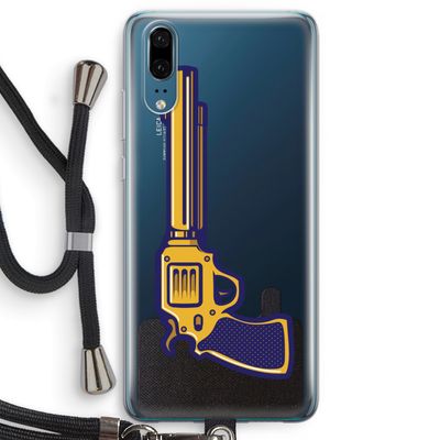 Pew Pew Pew: Huawei P20 Transparant Hoesje met koord