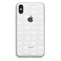 Eye pattern #3: iPhone X Transparant Hoesje