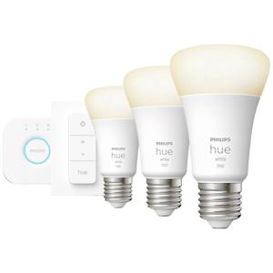 Philips Lighting Hue LED-lamp 871951428913000 Energielabel: F (A - G) Hue White E27 3er Starter Set inkl. Dimmschalter 3x1050lm 75W E27 28.5 W Warmwit