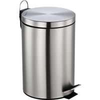 RVS vuilnisbakken/pedaalemmers 12 liter 40 cm RVS vuilnisbakken/pedaalemmers 12 liter 40 cm
