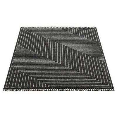 Vloerkleed Otis - zwart - 160x230 cm