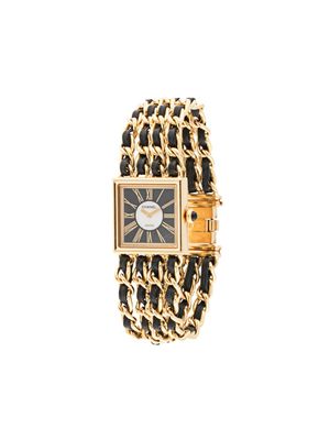 CHANEL Pre-Owned montre CC Mademoiselle XL 20 mm - Or