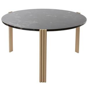 AYTM Tribus salontafel Ø80 black|light sand