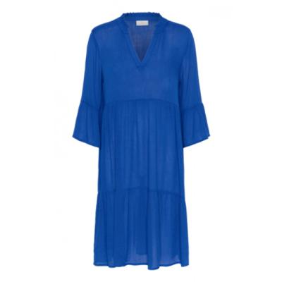 Kaffe - Blauw | unisex | Jurk | Blauw | 46 | regular | Kamst mode