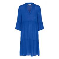 Kaffe - Blauw | unisex | Jurk | Blauw | 46 | regular | Kamst mode