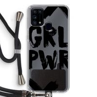 Girl Power #2: Samsung Galaxy M31 Transparant Hoesje met koord Girl Power #2: Samsung Galaxy M31 Transparant Hoesje met koord