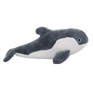 Pluche bruinvis knuffel 25 cm - zeedieren vissen   -