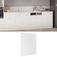 Vaatwasserpaneel Lyon 59,5x3x67 cm bewerkt hout wit