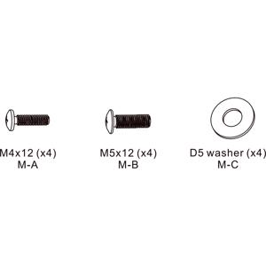 Gravity XSP 1100 schroevenset voor SA 6132/6132