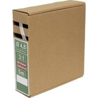 Quadrios 25CA499 Krimpkous met lijm Transparant 4.8 mm 1.6 mm Krimpverhouding:3:1 5 m