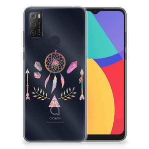 Alcatel 1S (2021) Telefoonhoesje met Naam Boho Dreamcatcher