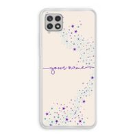 Sterren: Samsung Galaxy A22 4G Transparant Hoesje