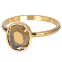 iXXXi Vulring Glam Oval Topaz Goud