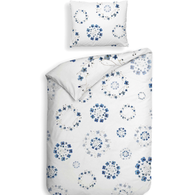 Dekbedovertrek Zoe Katoen Satijn Bloemen 140x200 Cm Anti Allergie Heckett Lane - Dekbed-Discounter.nl