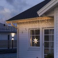 Konstsmide IJspegelverlichting voor buiten - 96 LED's - 2200K Amber - 3 meter - Transparante kabel - IP44 - Dimbaar - Kerstverlichting Konstsmide IJspegelverlichting voor buiten - 96 LED's - 2200K Amber - 3 meter - Transparante kabel - IP44 - Dimbaar - Kerstverlichting