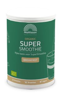 Organic supersmoothie breakfast bio