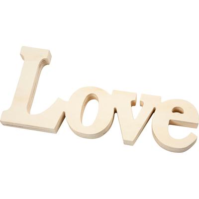 Creativ Company Decoratie woord, afm 23x10 cm, dikte 15 mm, 1 stuk
