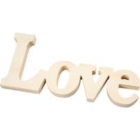 Creativ Company Decoratie woord, afm 23x10 cm, dikte 15 mm, 1 stuk Creativ Company Decoratie woord, afm 23x10 cm, dikte 15 mm, 1 stuk