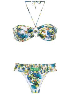 Amir Slama printed bikini - Blanc