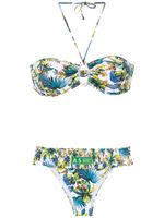 Amir Slama printed bikini - Blanc - thumbnail