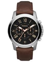 Fossil heren Grant chronograaf Rosegoudkleurig roestvrij stalen horloge FS5068