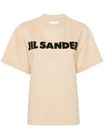 Jil Sander t-shirt en coton à logo imprimé - Tons neutres