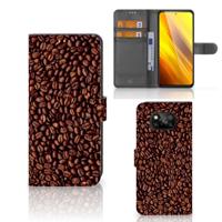 Xiaomi Poco X3 | Poco X3 Pro | Book Cover | Koffiebonen | Portemonnee hoesje
