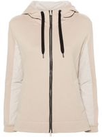 Brunello Cucinelli hoodie en coton à fermeture zippée - Tons neutres