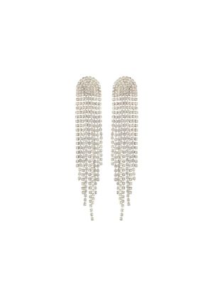Susan Caplan Vintage boucles d'oreilles à ornements en cristal Swarovski - Argent