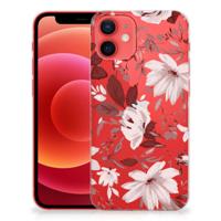 Smartphone hoesje iPhone 12 Mini Watercolor Flowers