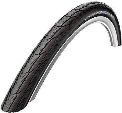 Schwalbe Buitenband delta cruiser plus punctureguard 26 x 1 3/8" / 37-590 mm - zwart met reflectie